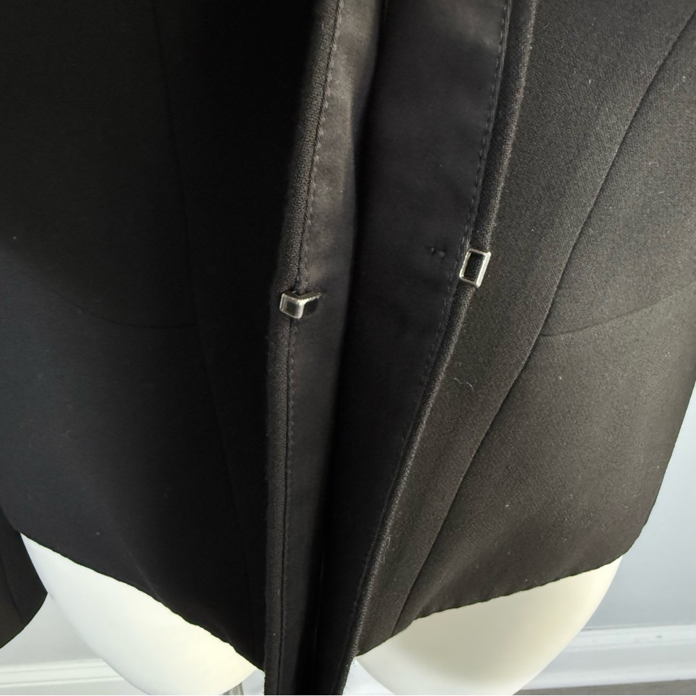 HUGO BOSS Women's Boss Jemida Jacket Blazer In Black US 12 Collarless Wool Blend - Picture 11 of 16